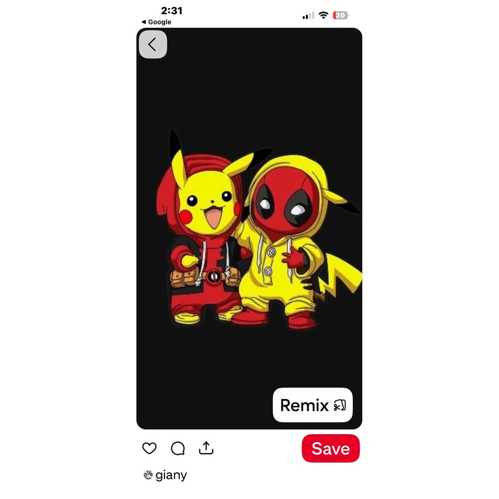 Pikachu Deadpool Mashup Kids Hoodie Black Graphic Pullover Sweatshirt youth med